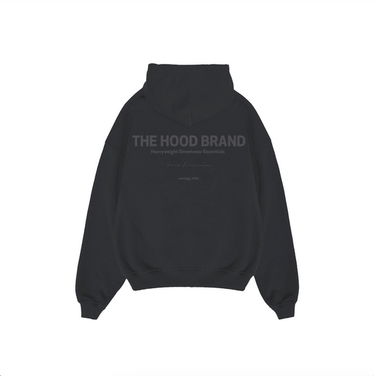 HOODIE MEGA HEAVYWEIGHT SHADOW (WASHED BLACK)/GREY (475 gsm)
