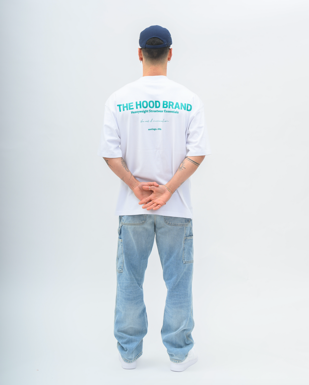 MEGA HEAVYWEIGHT WHITE/VINTAGE GREEN (300GSM)