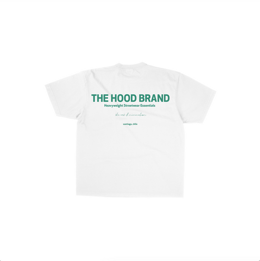 MEGA HEAVYWEIGHT WHITE/VINTAGE GREEN (300GSM)