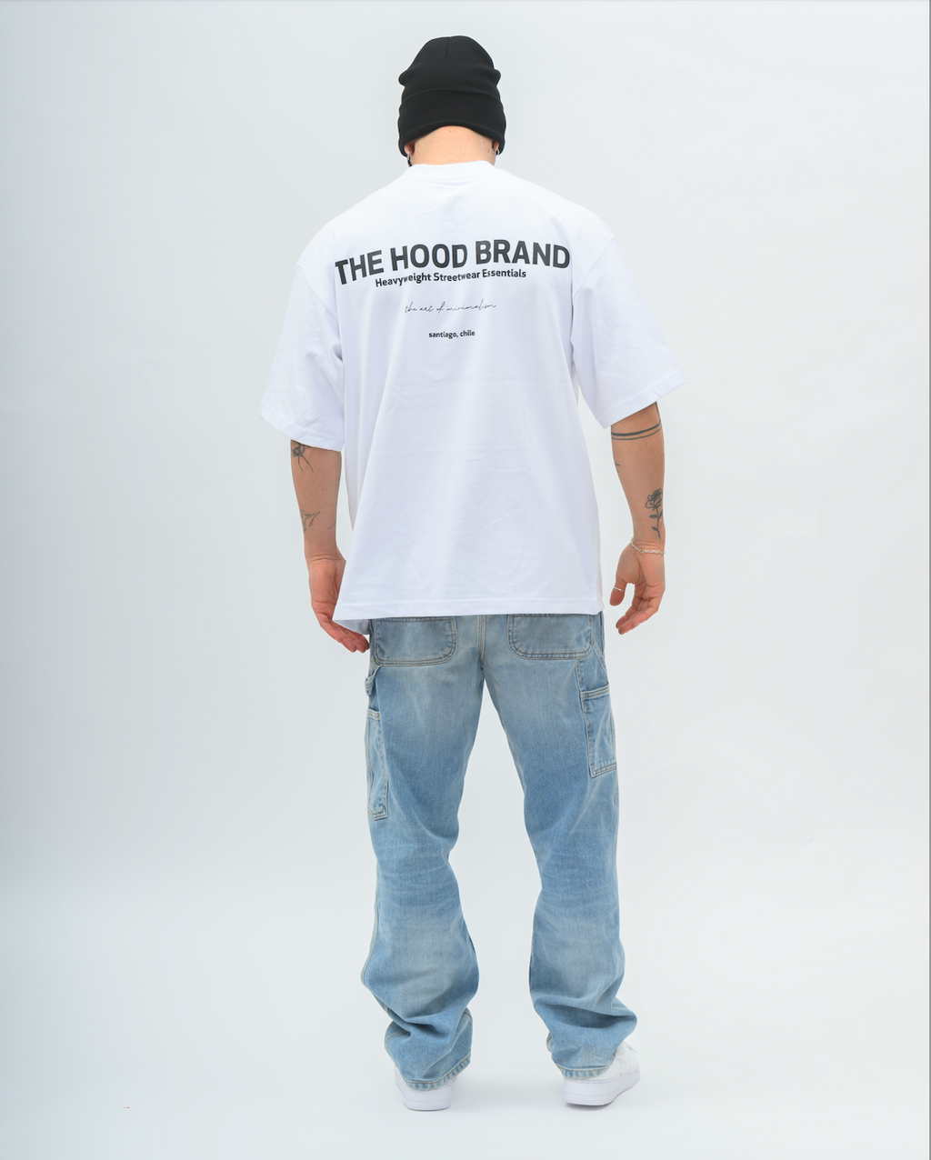 MEGA HEAVYWEIGHT WHITE/BLACK (300GSM)