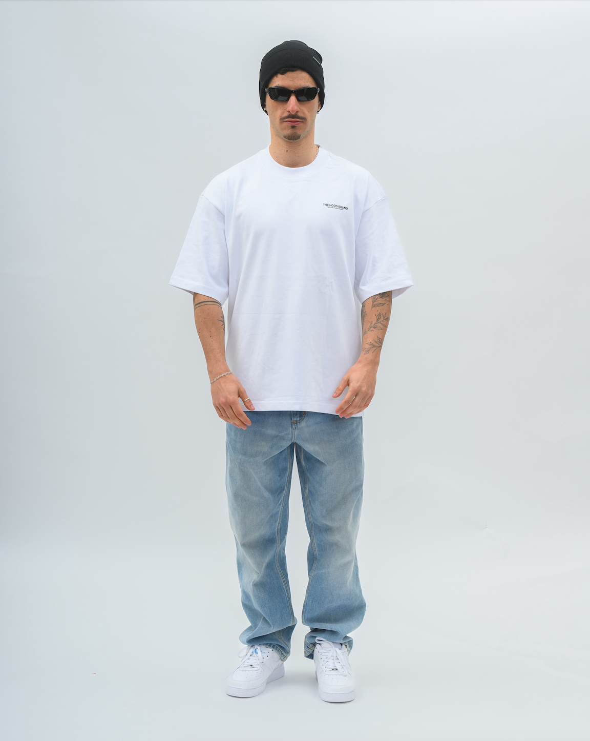 MEGA HEAVYWEIGHT WHITE/BLACK (300GSM)