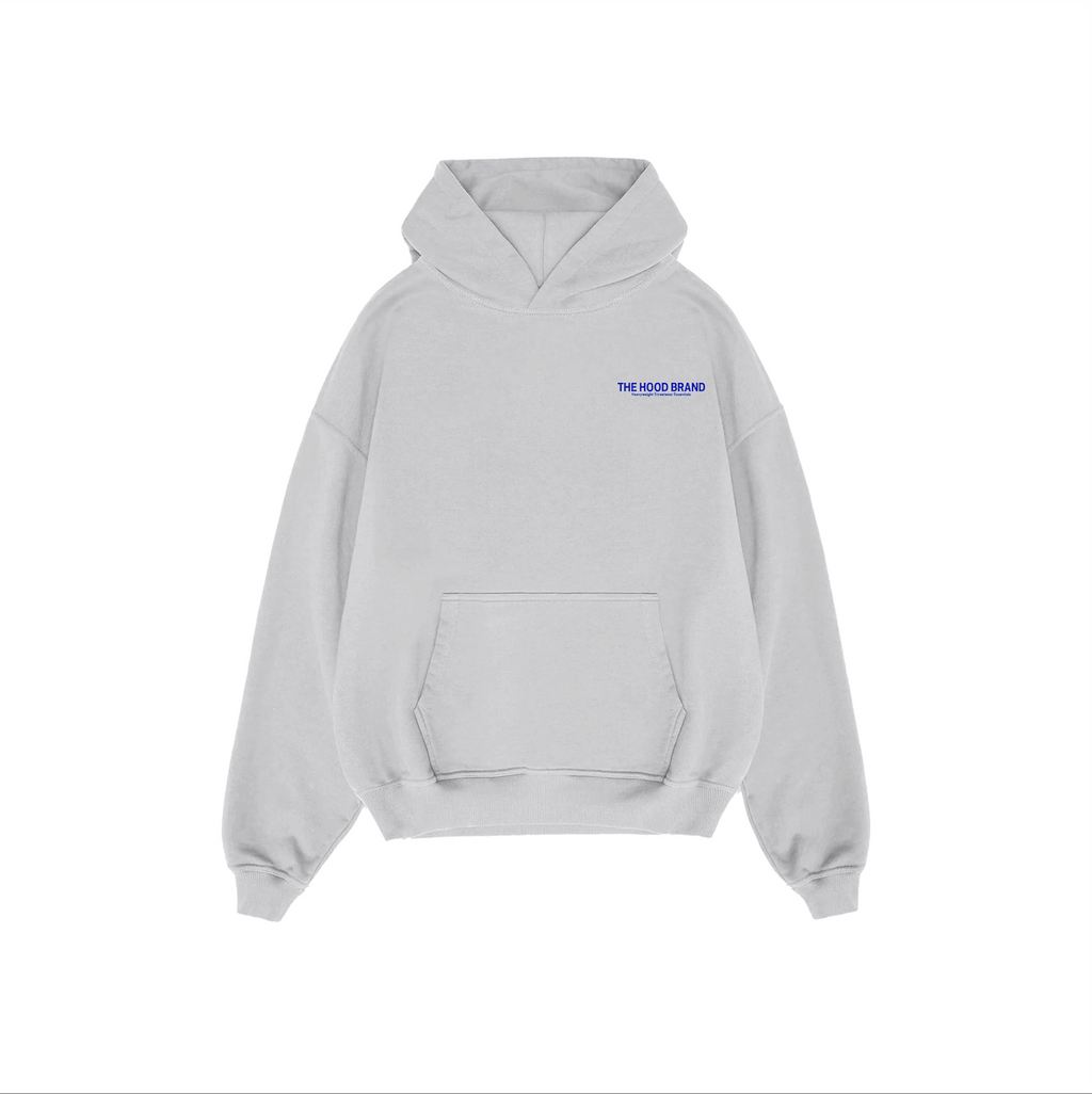 HOODIE MEGA HEAVYWEIGHT ASH GREY/VINTAGE BLUE (475 gsm)