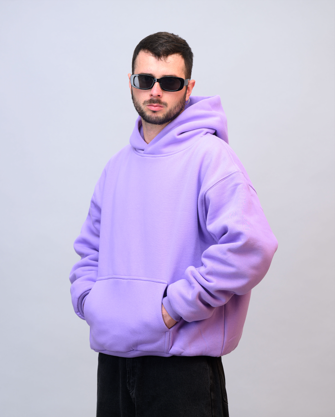 PERFECT HOODIE - ULTRA HEAVYWEIGHT DOUBLE LAYERED "LILAC"