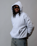 PERFECT HOODIE - ULTRA HEAVYWEIGHT DOUBLE LAYERED "HEATHER GRAY"