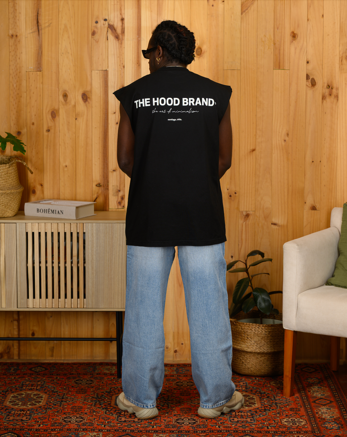 OG LOGO HEAVYWEIGHT MUSCLE BLACK/WINTER WHITE TEE