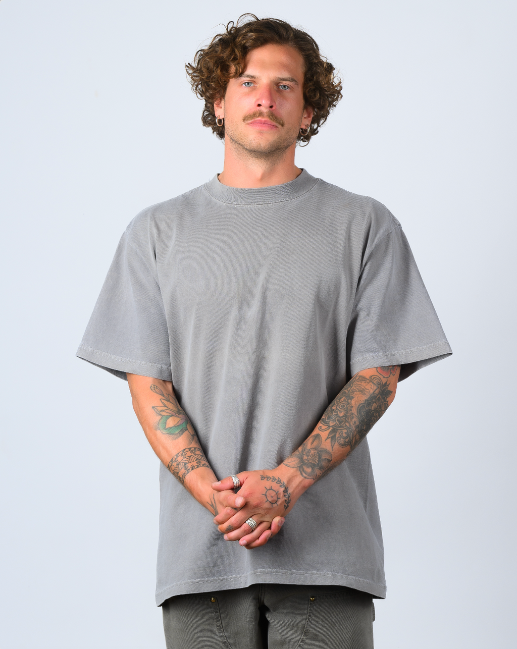 IMPB CEMENT HEAVYWEIGHT GARMENT DYE OVERSIZE TEE
