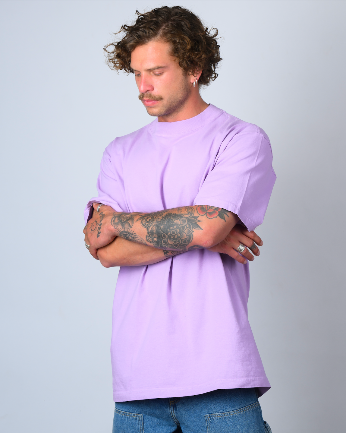 LILAC - HEAVYWEIGHT OVERSIZE TEE