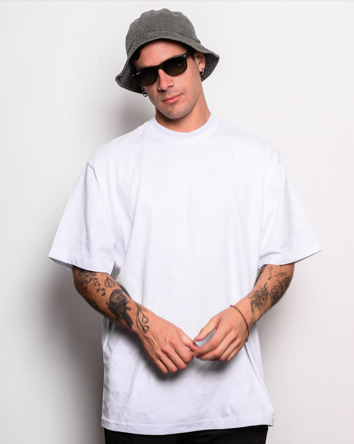 TRUE WHITE HEAVYWEIGHT OVERSIZE TEE