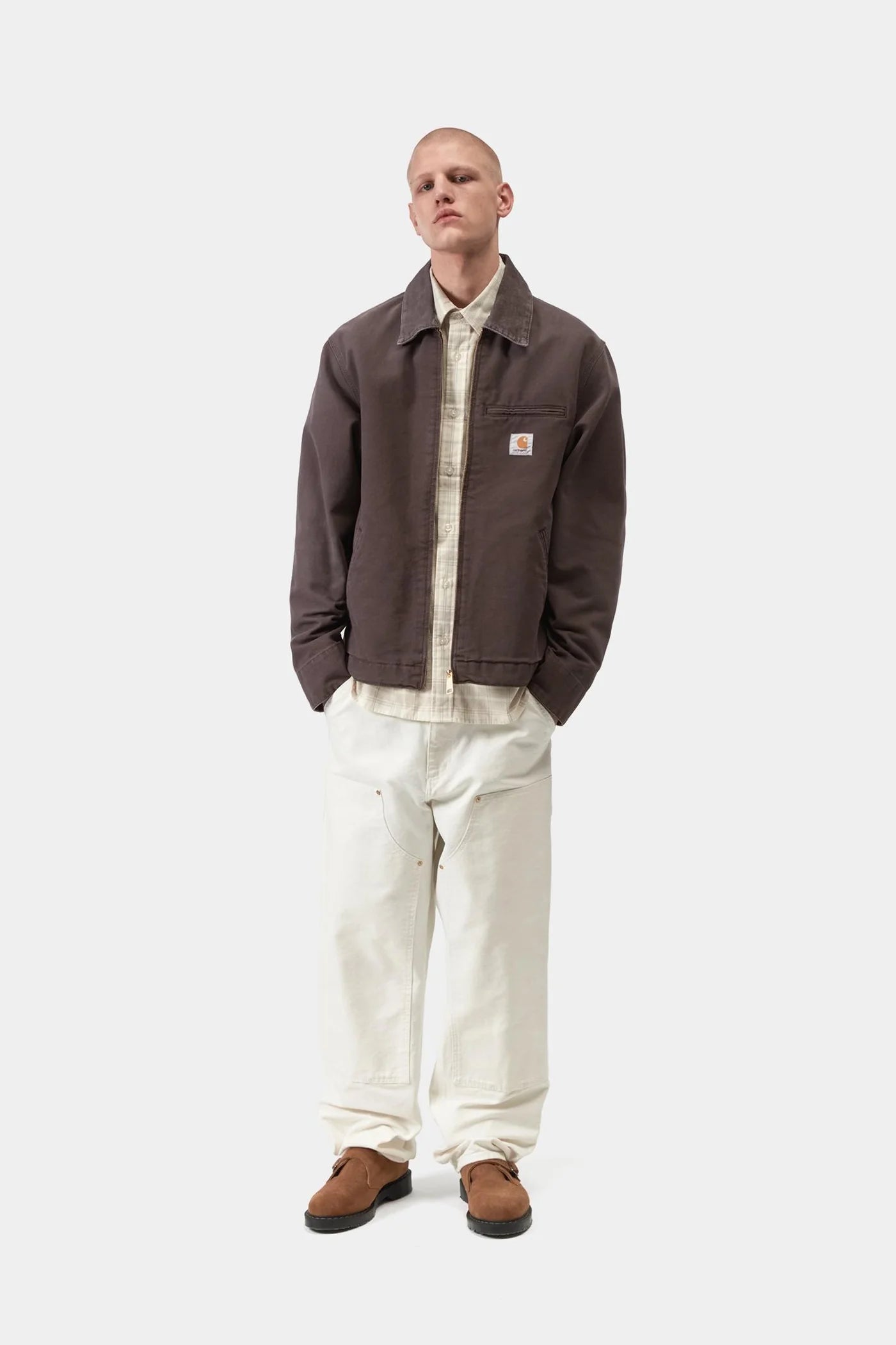 DETROIT JACKET STONE CANVAS “SHALE”