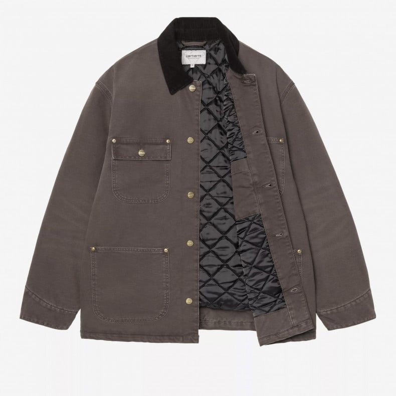 OG-CHORE COAT “TOBACCO /BLACK (STONE CANVAS)