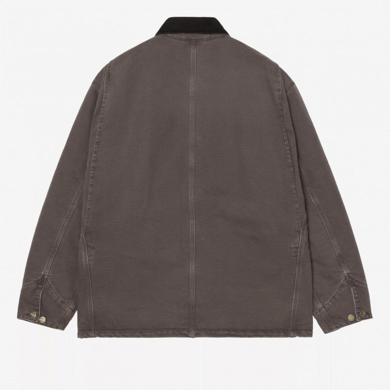 OG-CHORE COAT “TOBACCO /BLACK (STONE CANVAS)