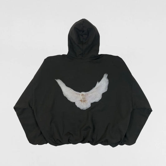 YEEZY GAP ENGINEERED BY BALENCIAGA DOVE HOODIE-BLACK