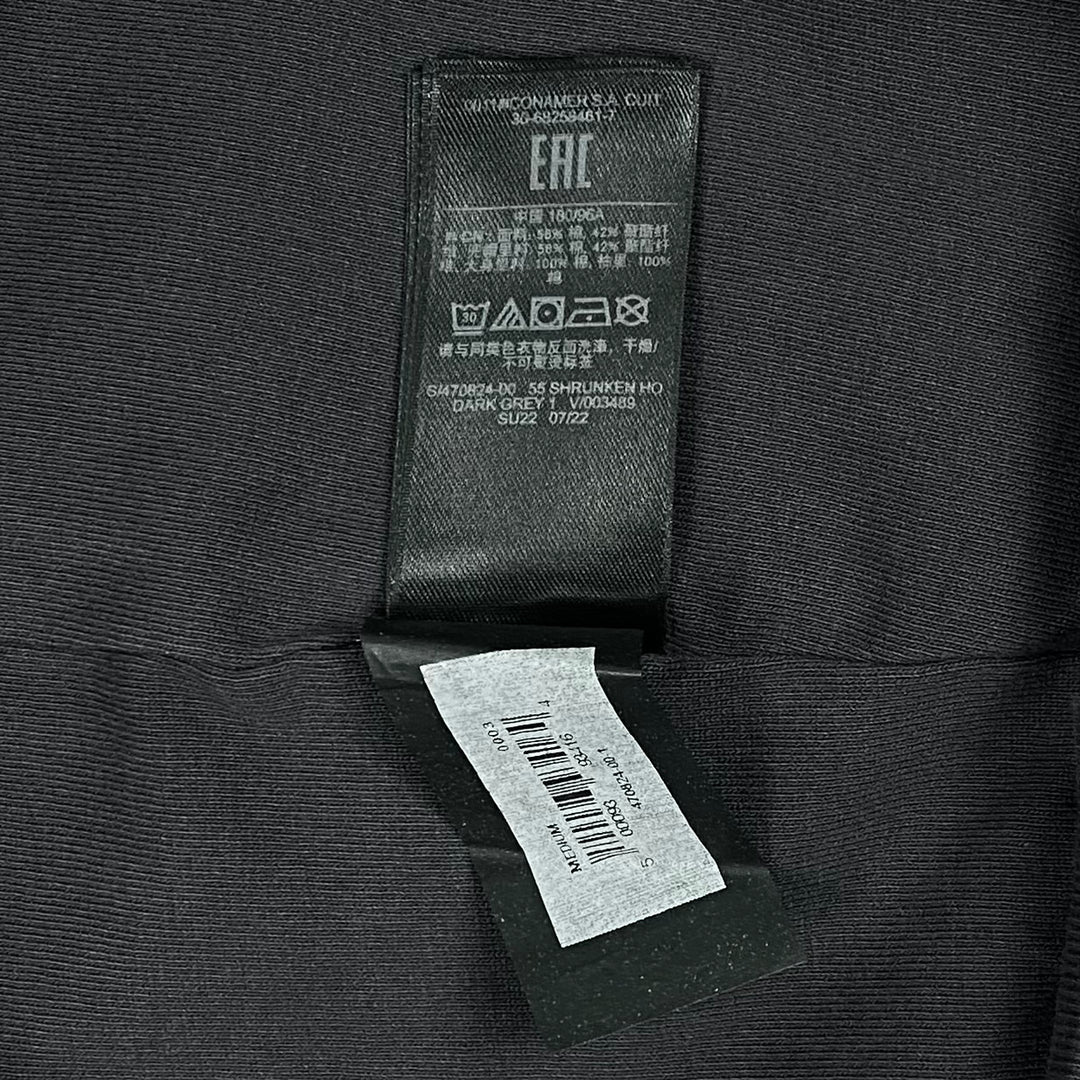 YEEZY GAP ENGINEERED BY BALENCIAGA SHRUNKEN 
HOODIE - DARK GREY