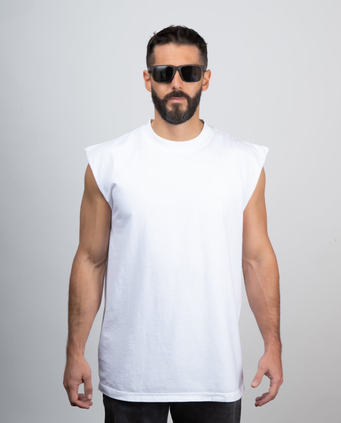 OFF WHITE-HEAVYWEIGHT MUSCLE TEE