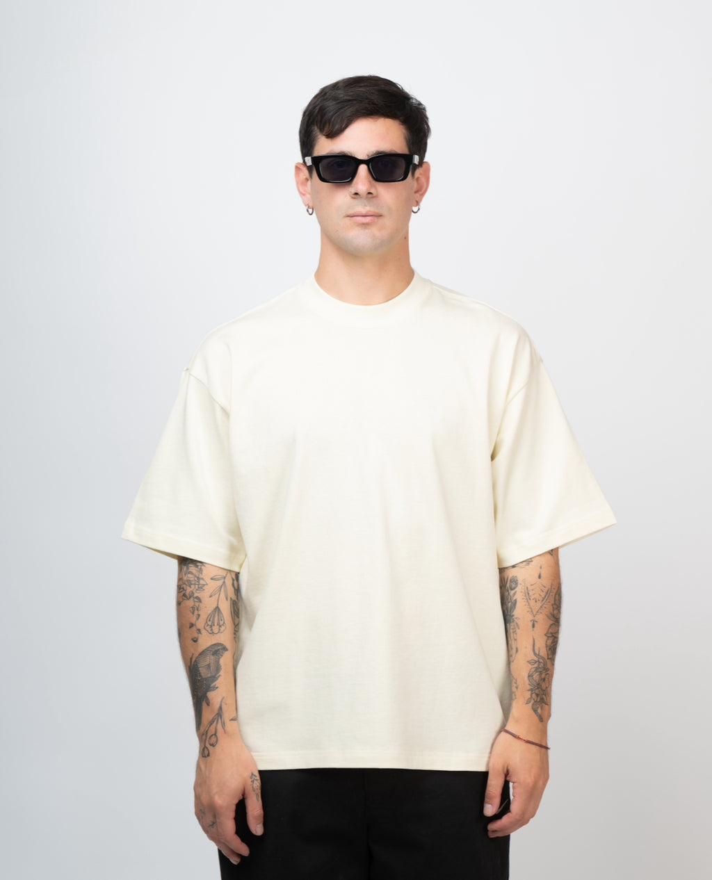 CREAM-LUXURY TEE(300GSM)