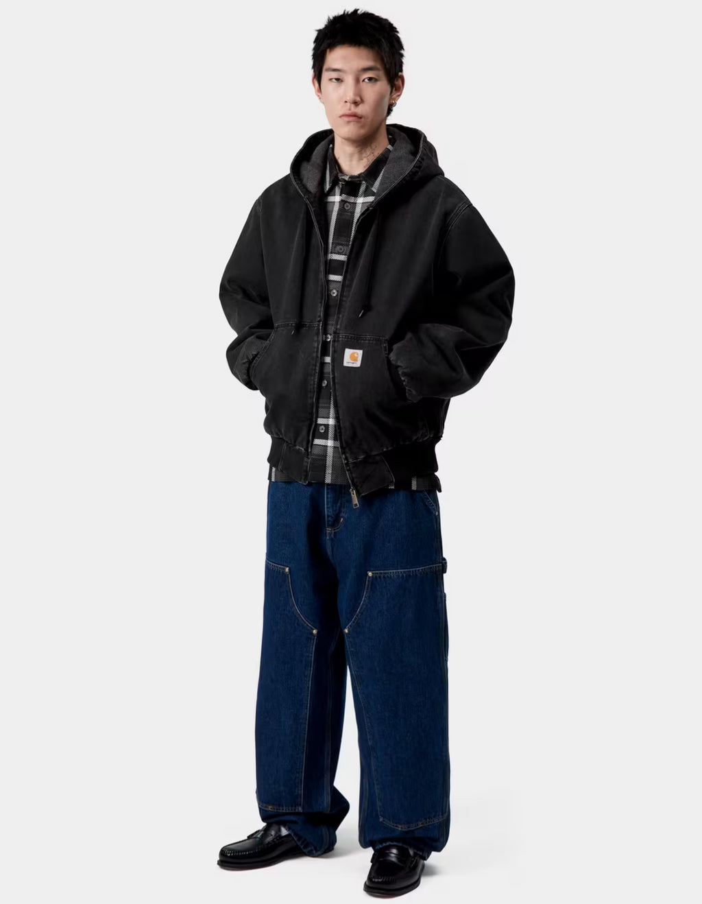 OG ACTIVE JACKET (WINTER) BLACK STONE WASHED