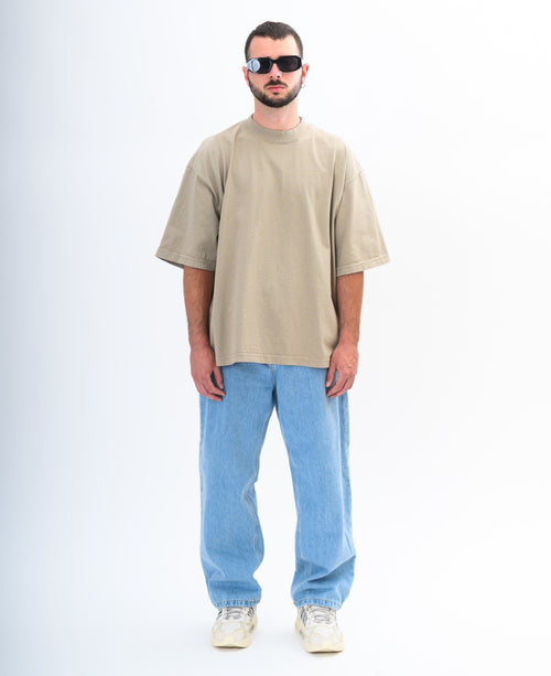 BEIGE  BOXY TEE