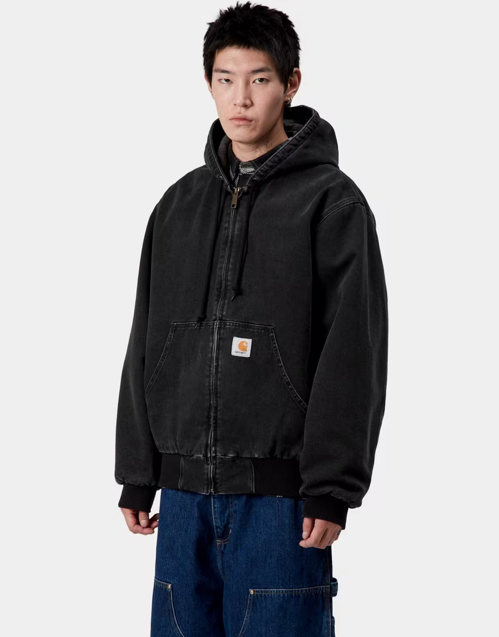 OG ACTIVE JACKET (WINTER) BLACK STONE WASHED