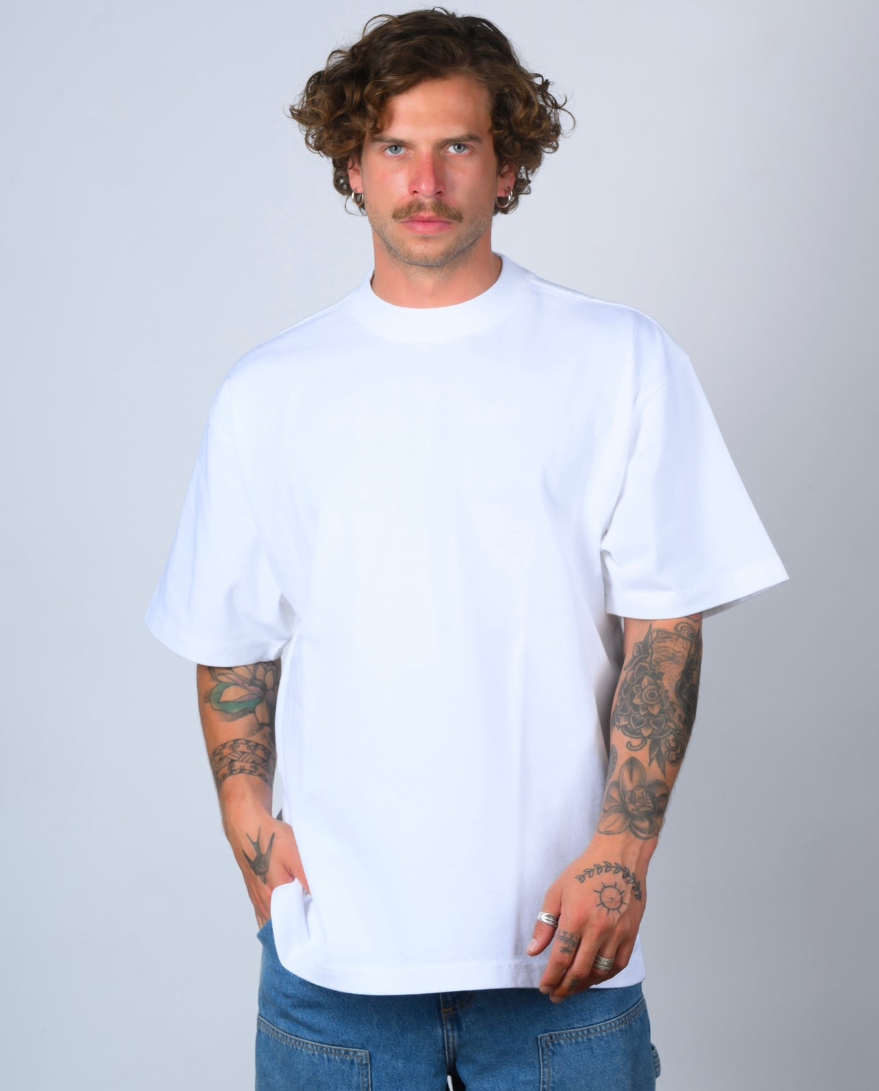 TRUE WHITE -MEGA HEAVYWEIGHT LUXURY TEE