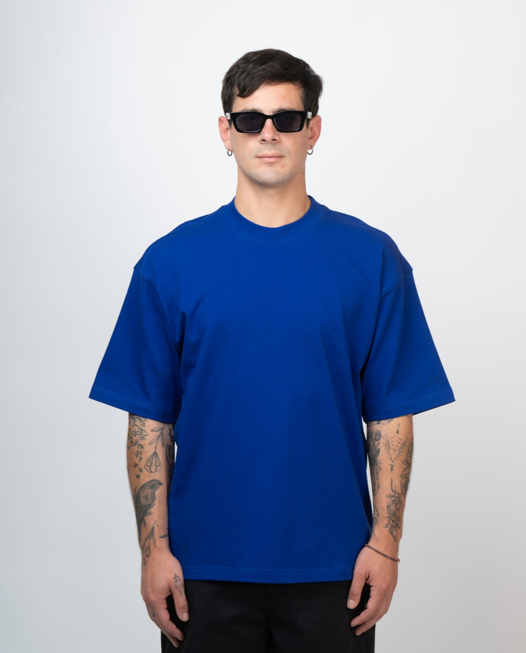 COBALT BLUE- LUXURY TEE (300 GSM)