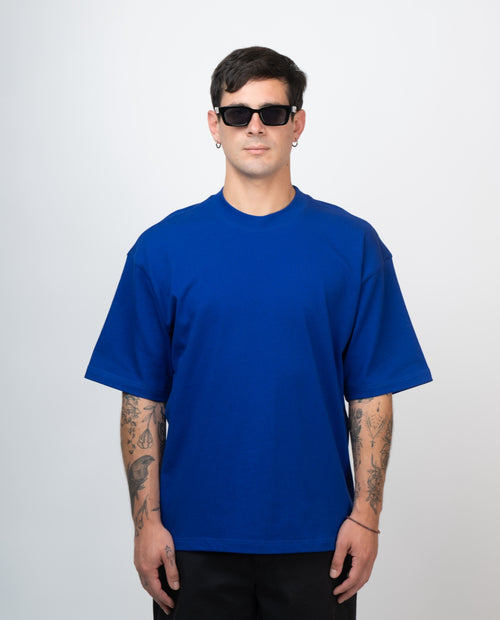 COBALT BLUE- LUXURY TEE (300 GSM)