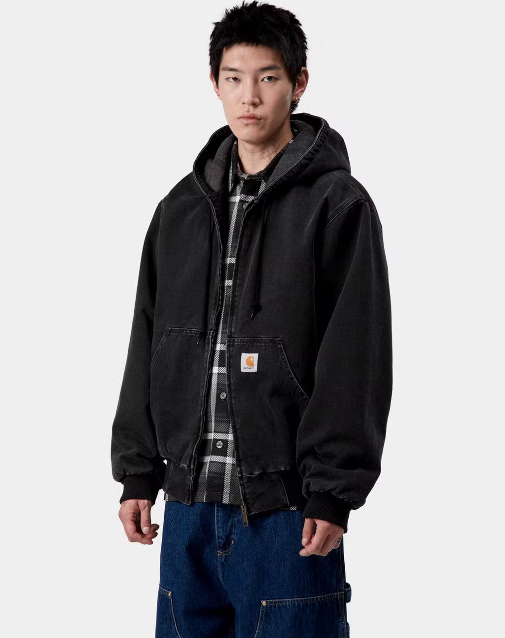 OG ACTIVE JACKET (WINTER) BLACK STONE WASHED