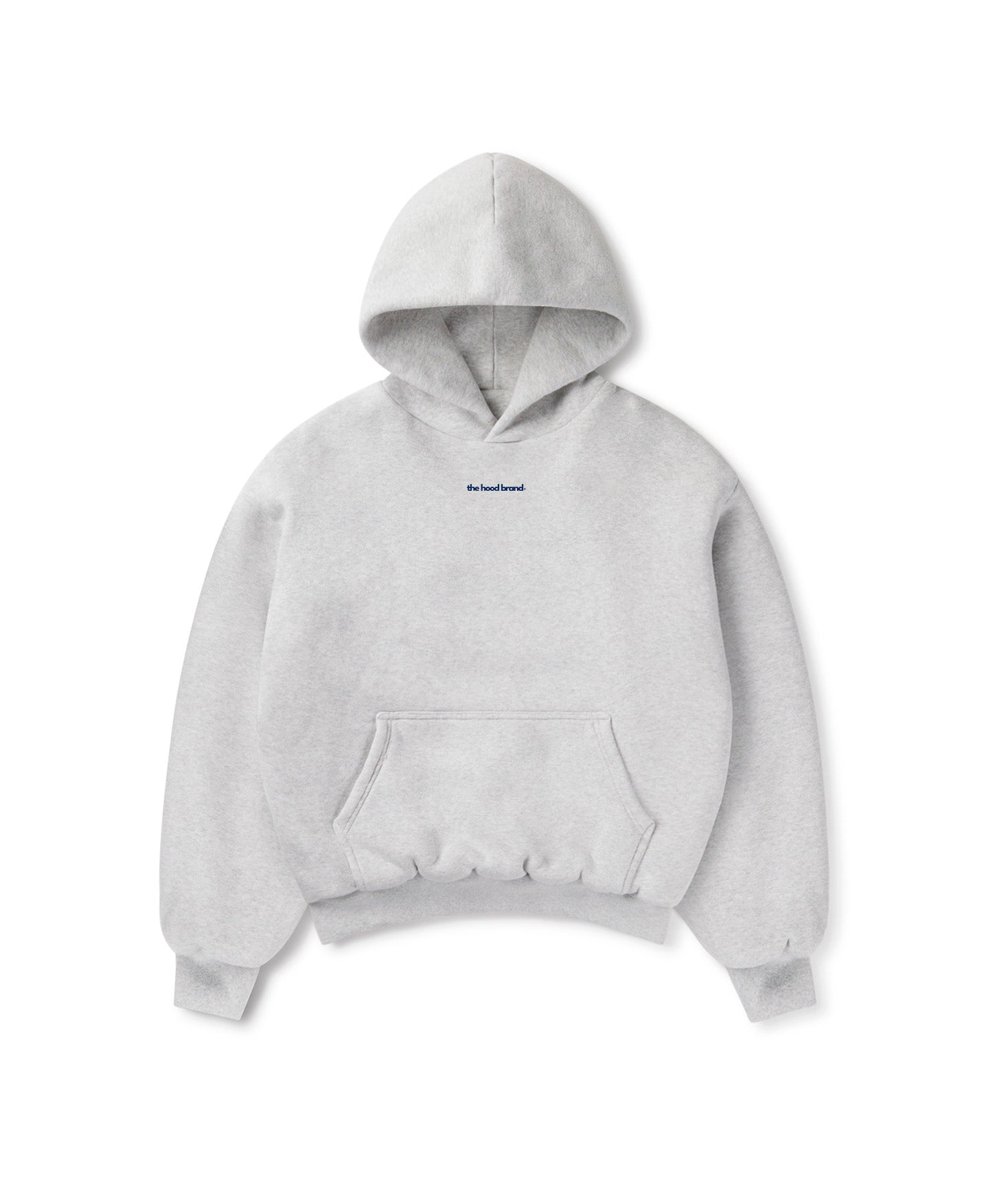 PERFECT HOODIE - ULTRA HEAVYWEIGHT DOUBLE LAYERED HEATHER GRAY/BLUE