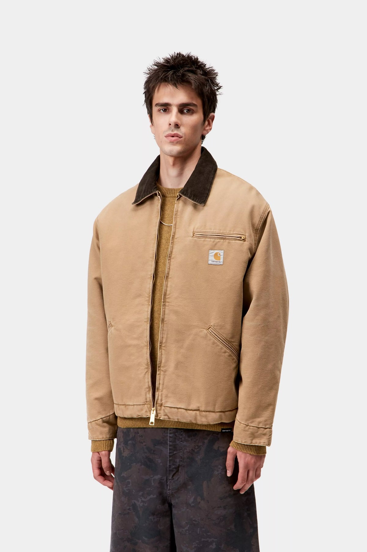 OG DETROIT JACKET HAMILTON BROWN / STONE CANVAS