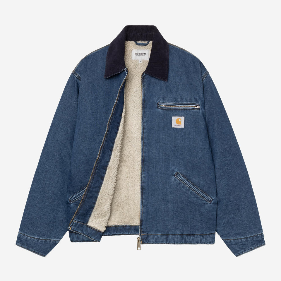OG DETROIT JACKET/DARK NAVY STONE WASHED