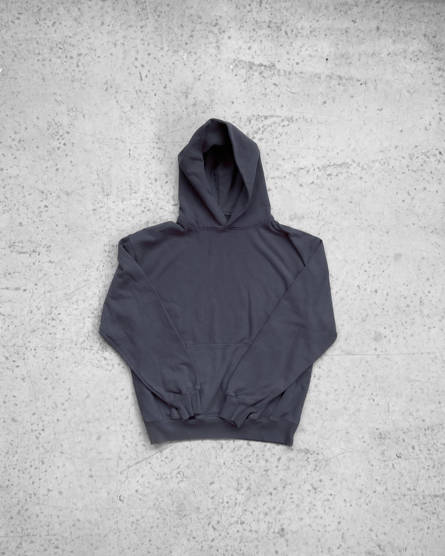 HOODIE HEAVYWEIGHT GARMENT DYE - 460 GSM- DARK GREY