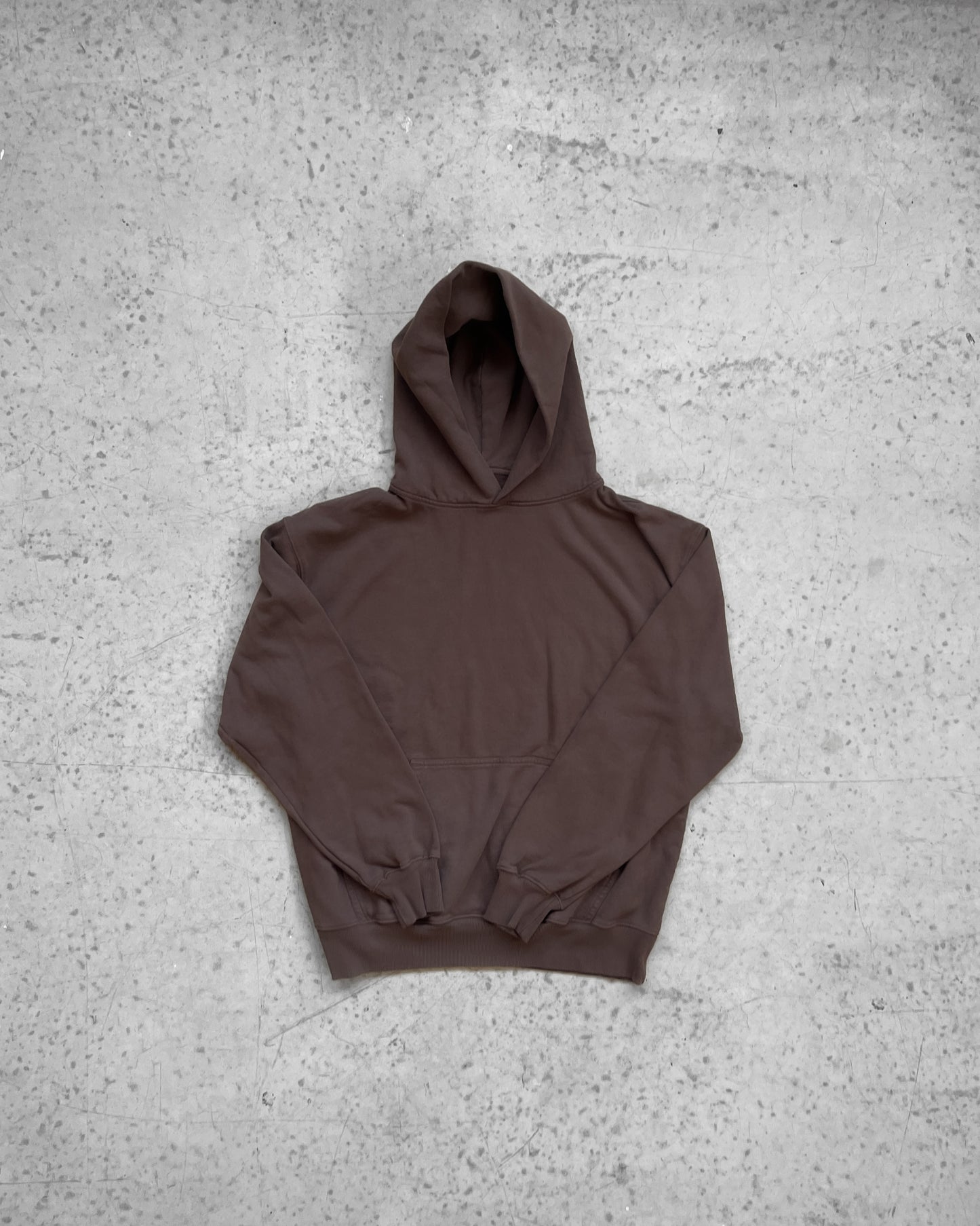 HOODIE HEAVYWEIGHT GARMENT DYE- 460 GSM- MOCHA