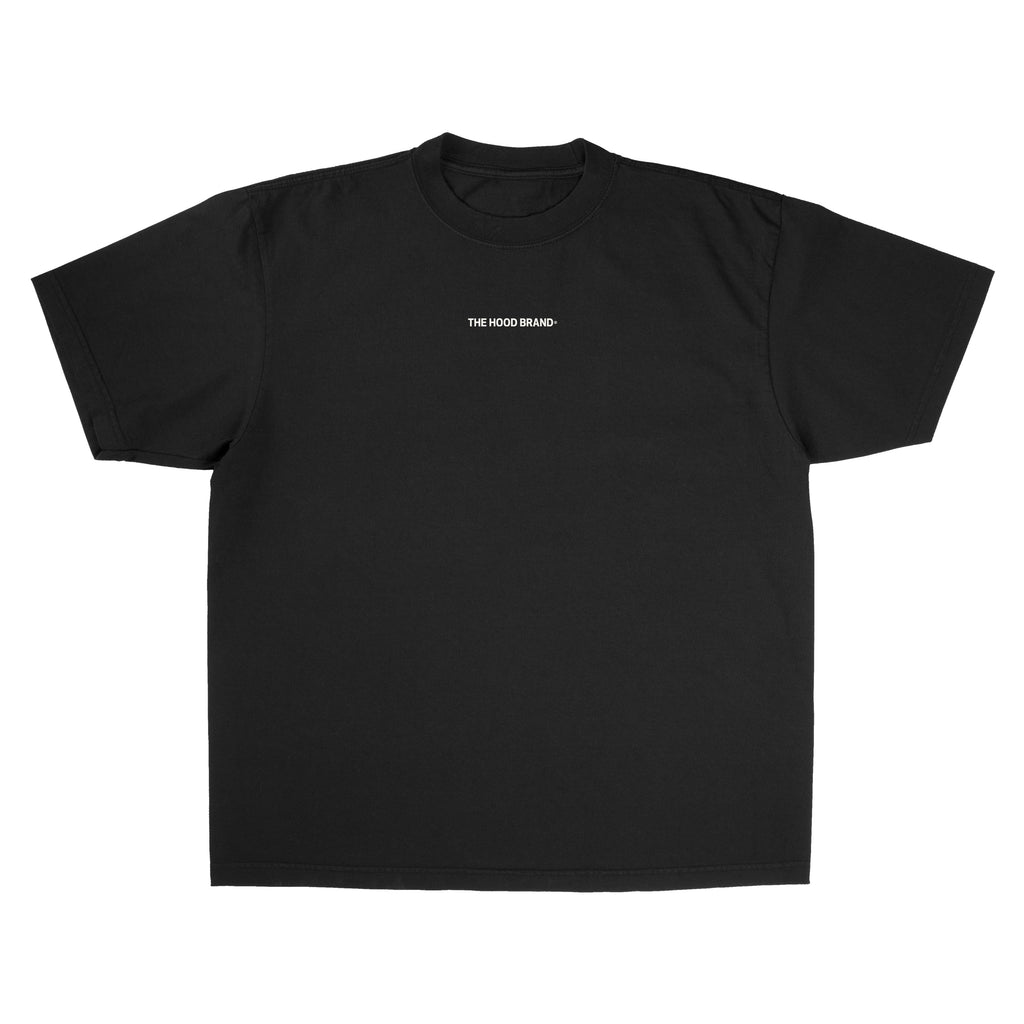 OG LOGO - OVERSIZE HEAVYWEIGHT BLACK/WINTER WHITE (260GSM) TEE