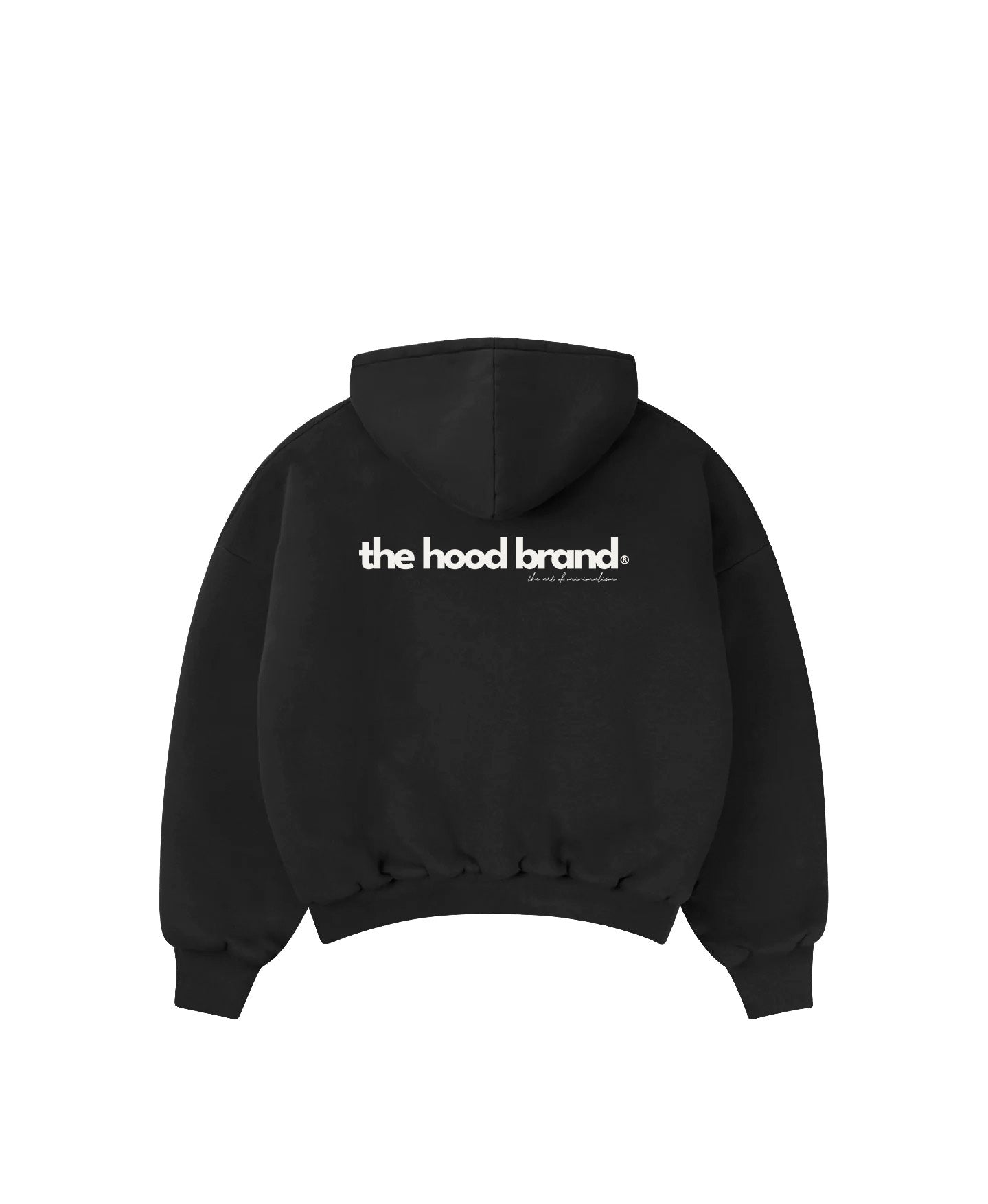 PERFECT HOODIE - ULTRA HEAVYWEIGHT DOUBLE LAYERED BLACK/WINTER WHITE