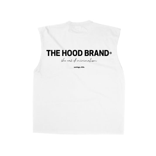 OG LOGO HEAVYWEIGHT MUSCLE WHITE/BLACK TEE