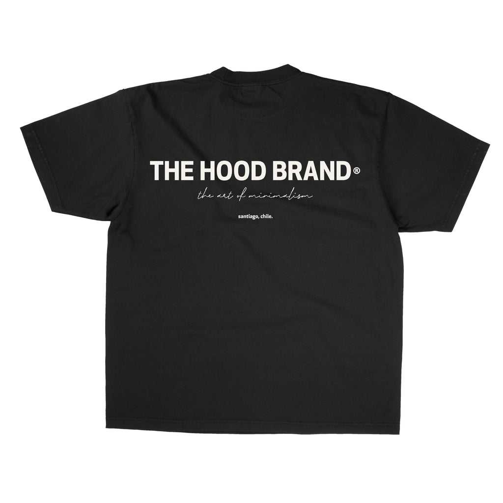 OG LOGO - OVERSIZE HEAVYWEIGHT BLACK/WINTER WHITE (260GSM) TEE