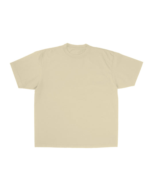 BEIGE-HEAVYWEIGHT OVERSIZE TEE