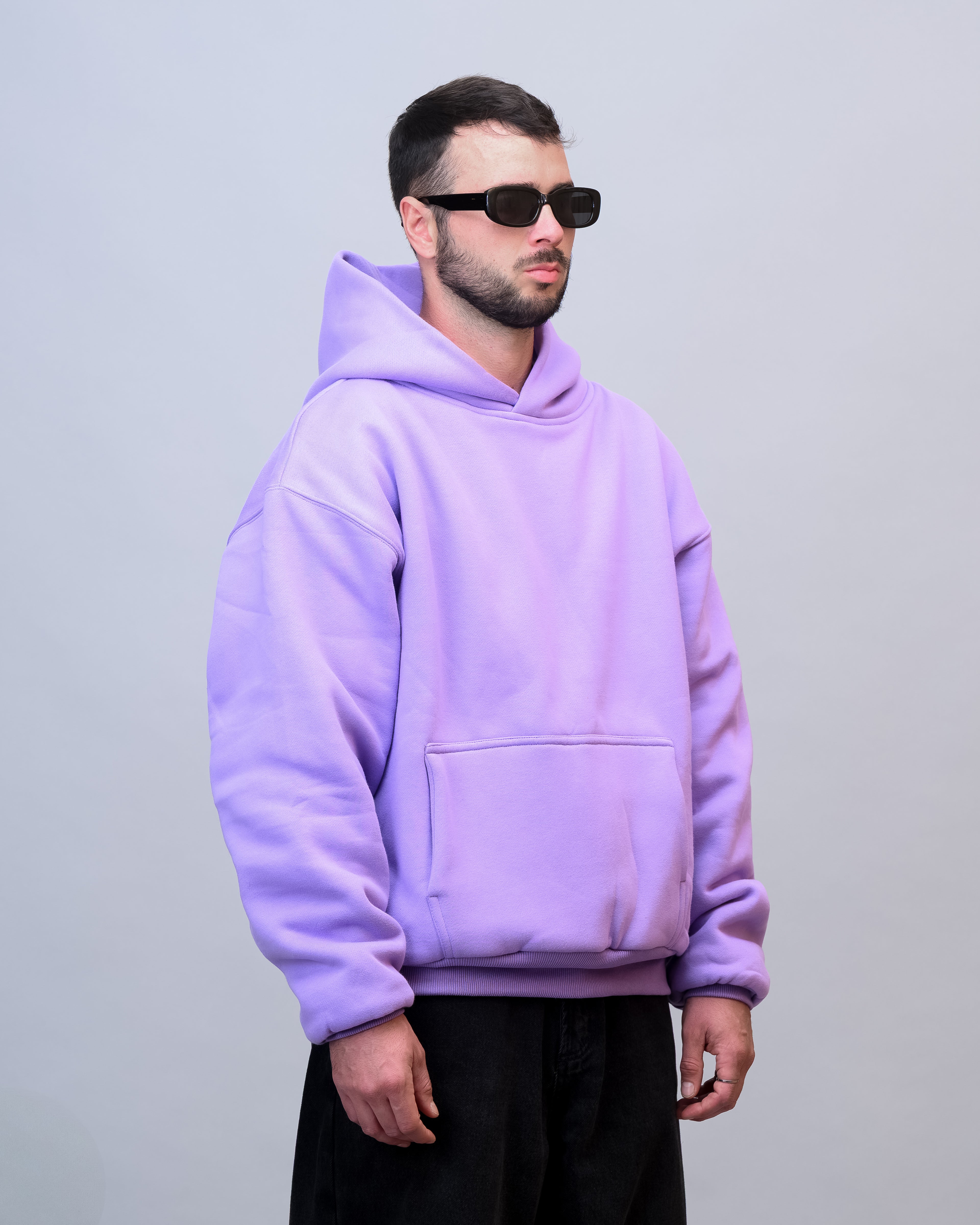 PERFECT HOODIE - ULTRA HEAVYWEIGHT DOUBLE LAYERED "LILAC"