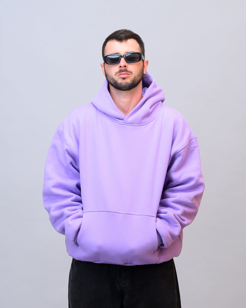PERFECT HOODIE - ULTRA HEAVYWEIGHT DOUBLE LAYERED "LILAC"
