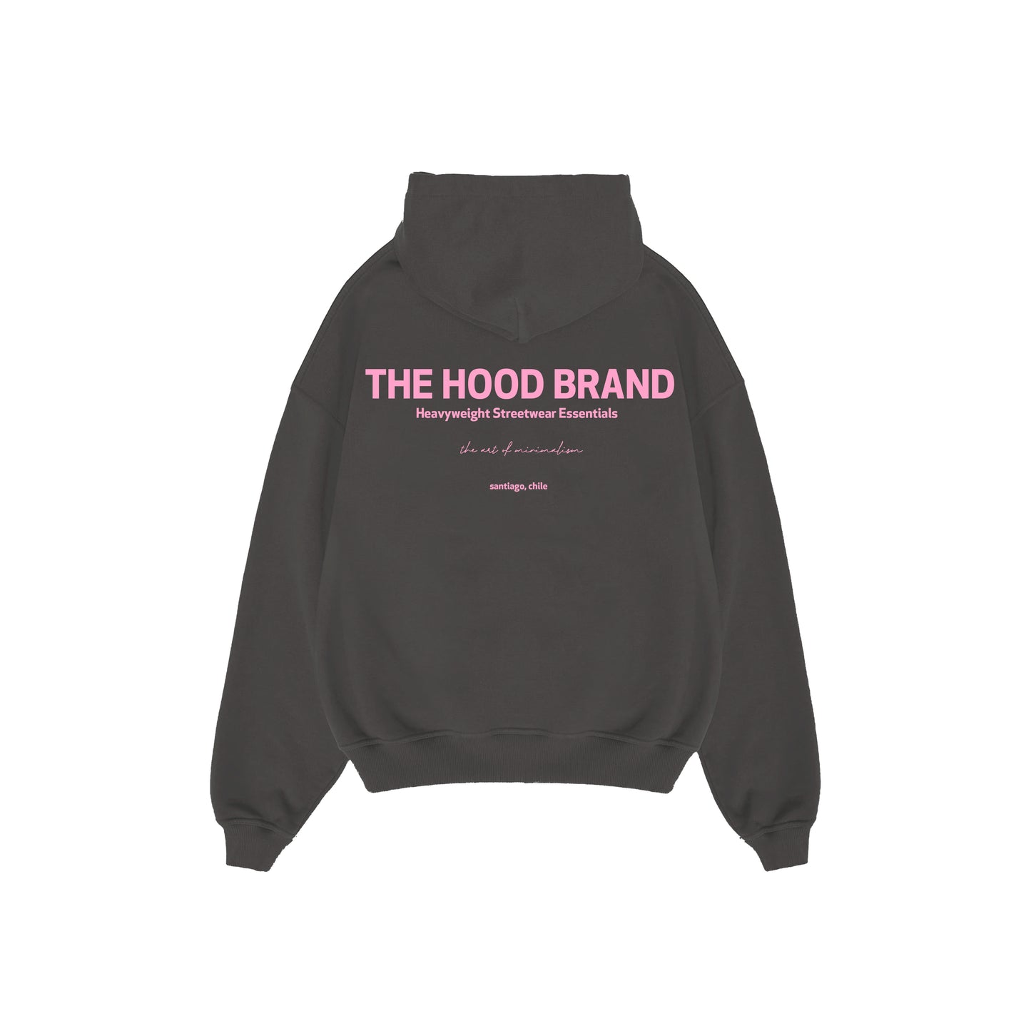 HOODIE MEGA HEAVYWEIGHT SHADOW (WASHED BLACK)/VINTAGE PINK (475 gsm)