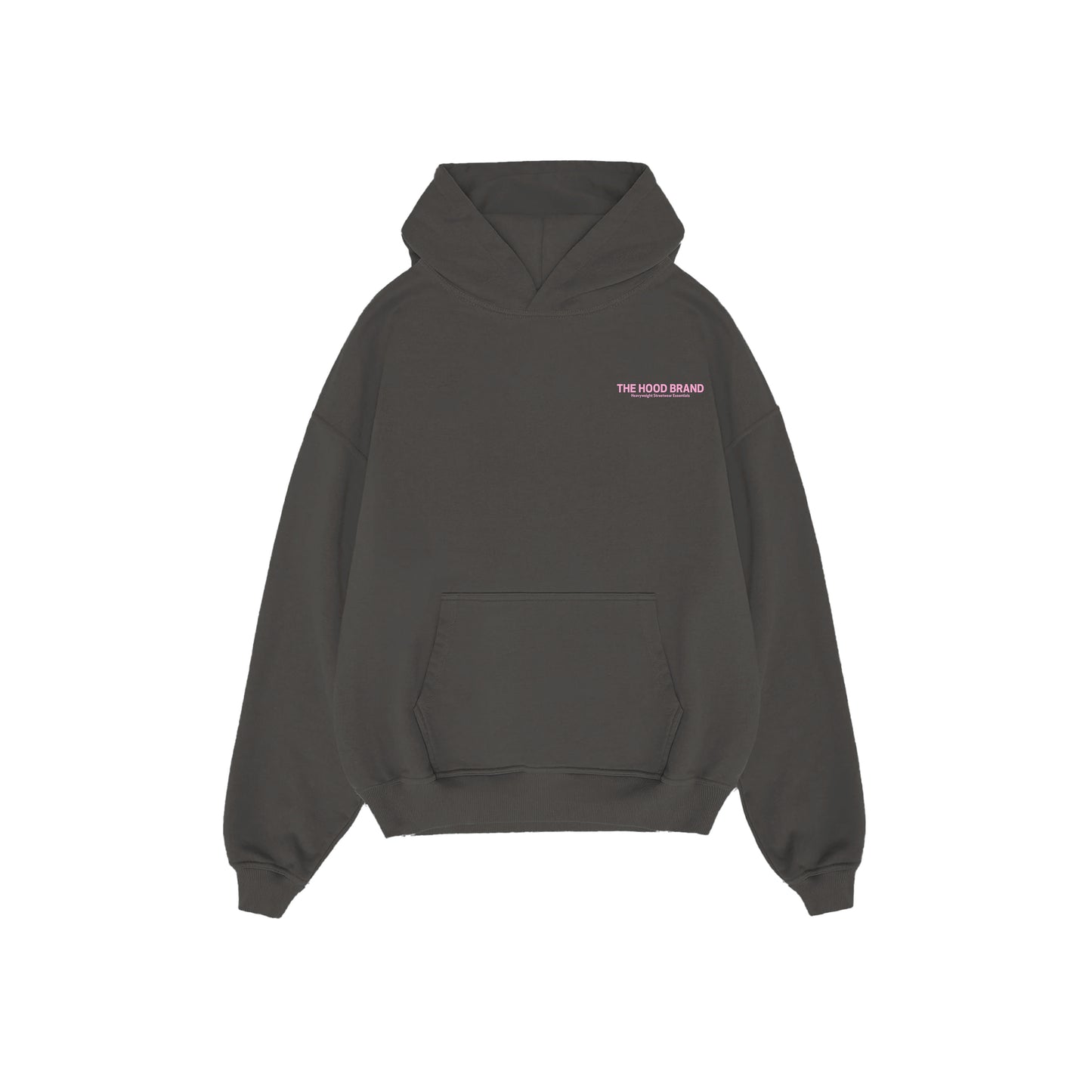 HOODIE MEGA HEAVYWEIGHT SHADOW (WASHED BLACK)/VINTAGE PINK (475 gsm)