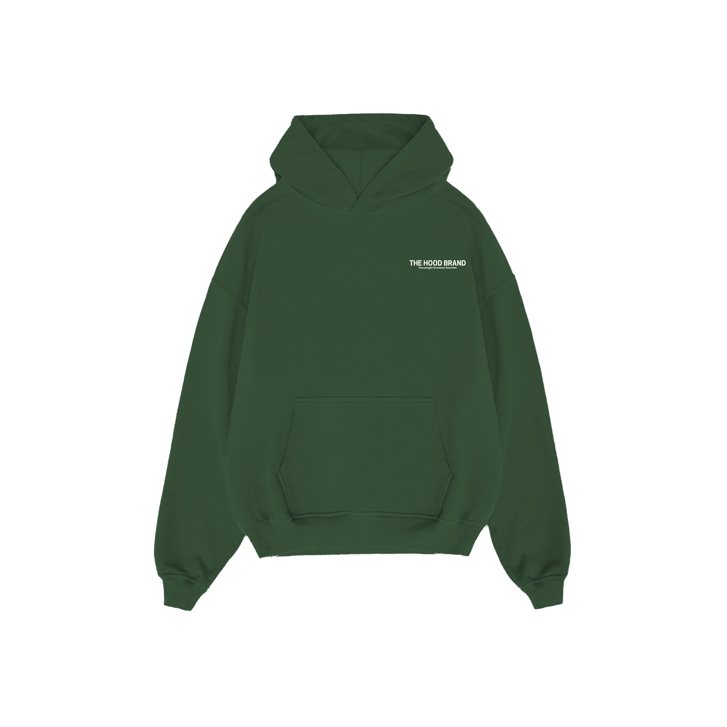 HOODIE MEGA HEAVYWEIGHT GREEN MOSS/OFF WHITE (475 gsm)