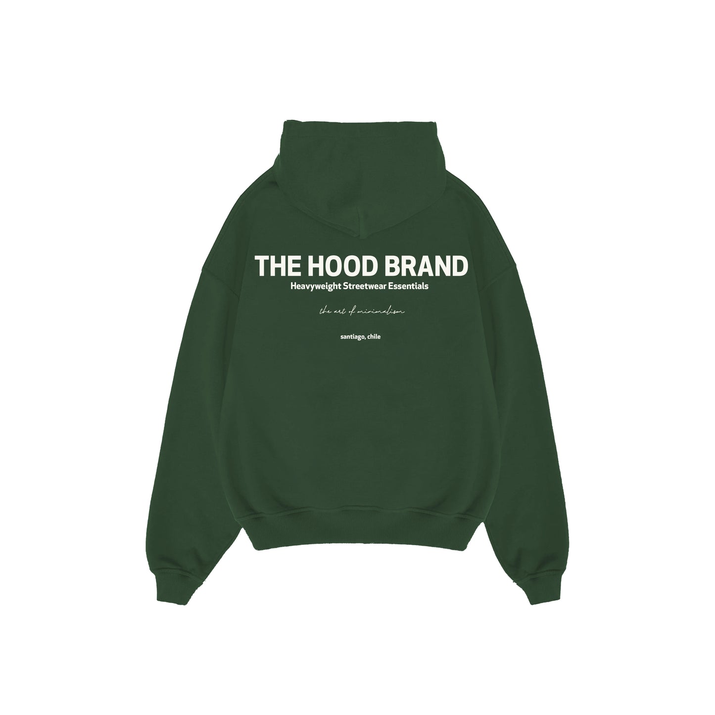 HOODIE MEGA HEAVYWEIGHT GREEN MOSS/OFF WHITE (475 gsm)