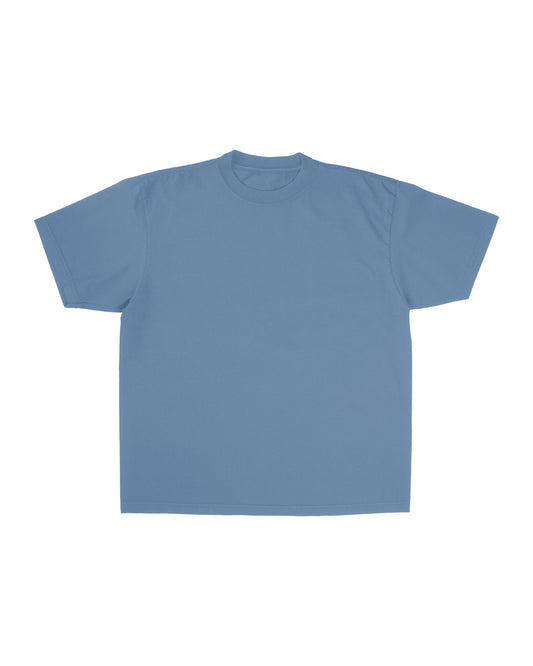 WASHED DENIM-HEAVYWEIGHT OVERSIZE TEE