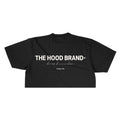 OG LOGO - OFF BLACK/WINTER WHITE CROP TOP TEE