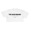 OG LOGO - OFF WHITE/ BLACK CROP TOP TEE