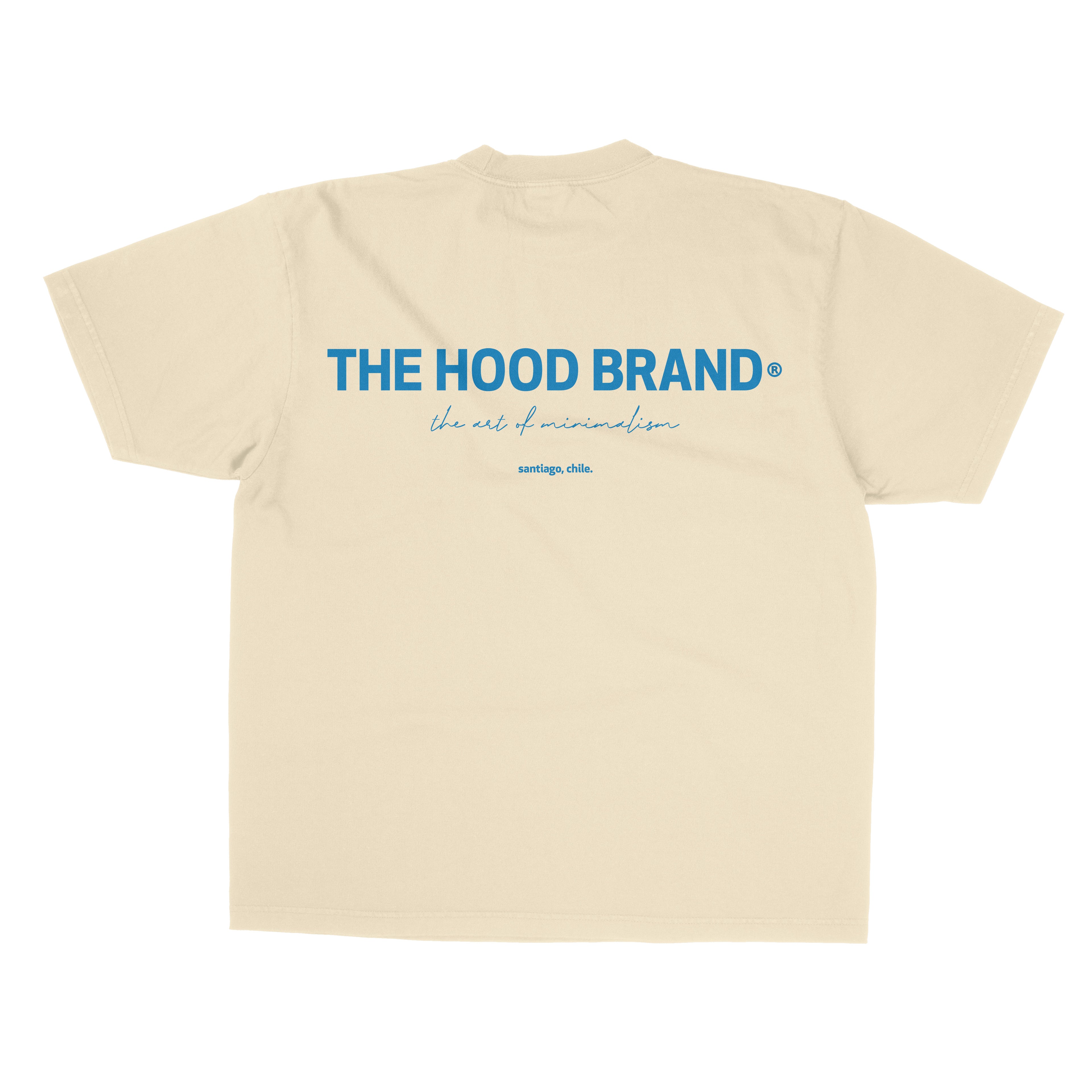 OG LOGO MEGA HEAVYWEIGHT CREAM/BABY BLUE (300GSM) TEE