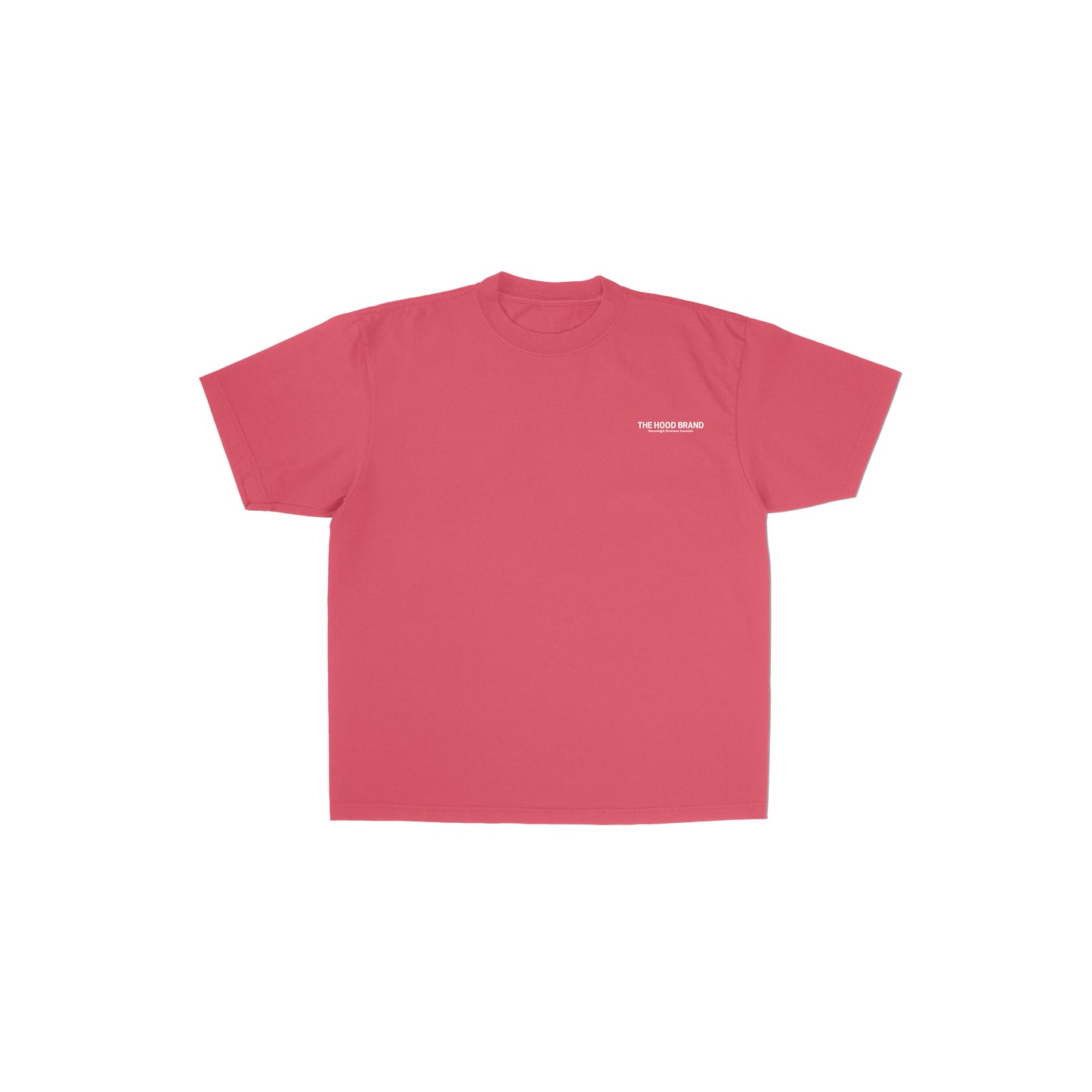 OVERSIZE HEAVYWEIGHT WASHED RED/OFF WHITE (260GSM)