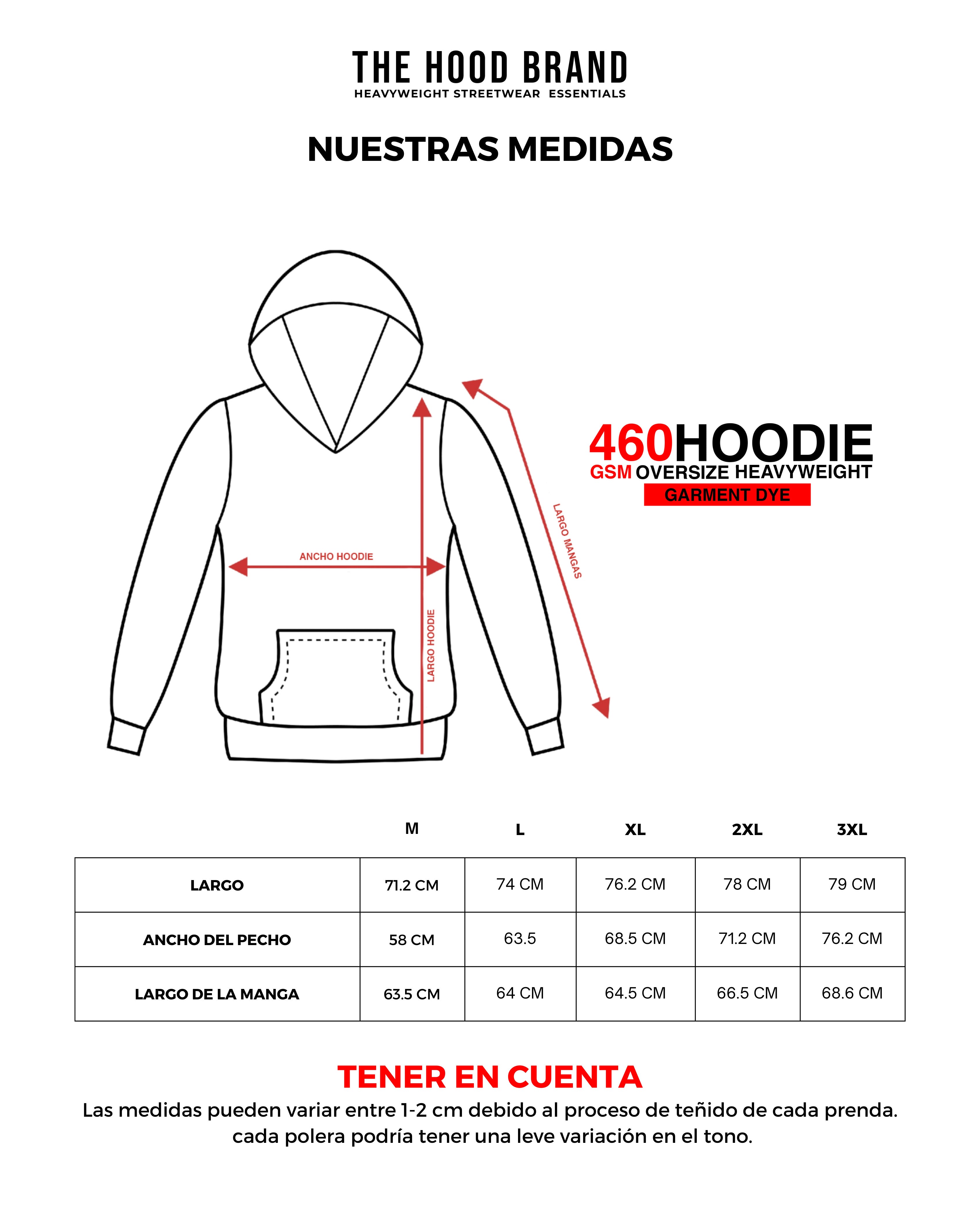 OG LOGO - HOODIE HEAVYWEIGHT GARMENT DYE (460 GSM) MOCHA/PASTEL PINK