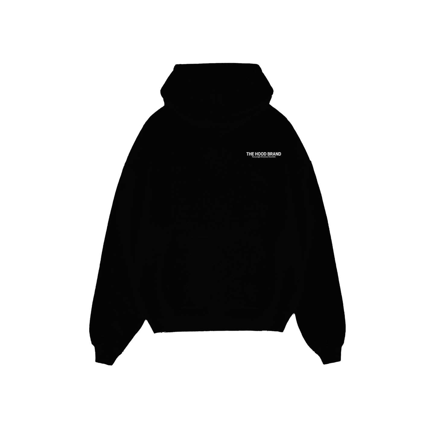 HOODIE MEGA HEAVYWEIGHT BLACK/OFF WHITE (475 gsm)