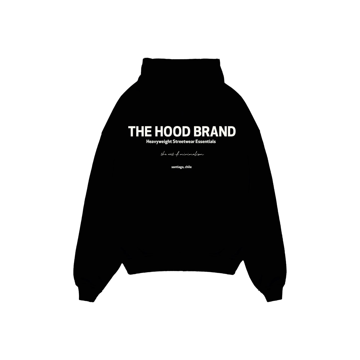 HOODIE MEGA HEAVYWEIGHT BLACK/OFF WHITE (475 gsm)